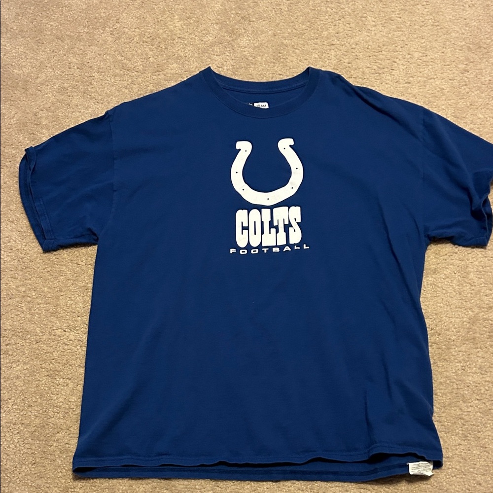 Team Apparel Blue Colts Football Tee